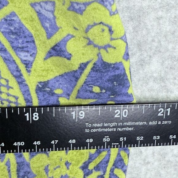 Rabbit Designs Dress Womens Sz 10 Blue Green Floral Print Round Neck Sleeveless - Picture 8 of 12